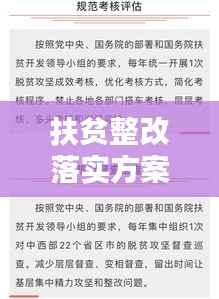 扶贫整改落实方案深度解析,关键论述指引脱贫攻坚之路