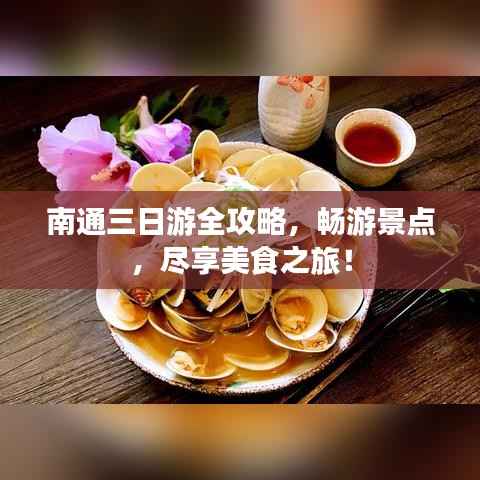 南通三日游全攻略，畅游景点，尽享美食之旅！